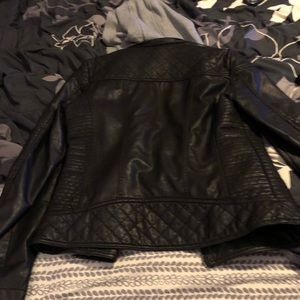 Black moto jacket
